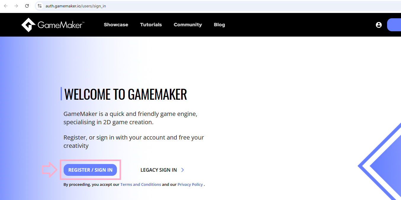 The Opera account sign-in screen, where you sign in with a free account.